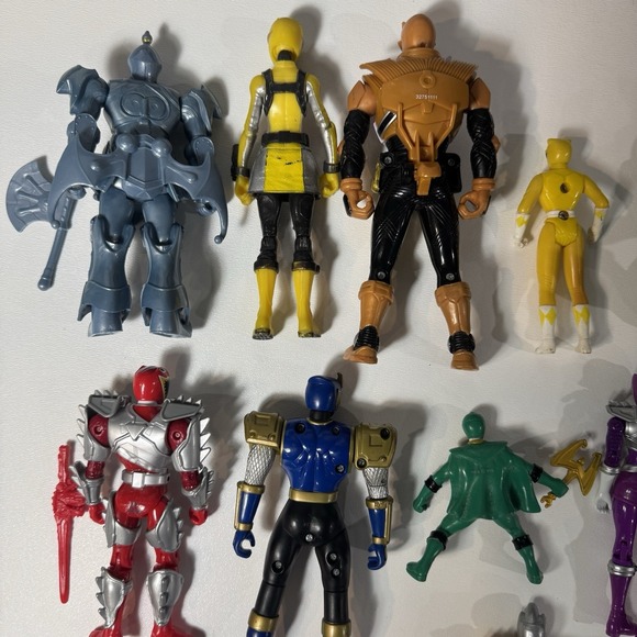 Vintage 90s Y2K Power Rangers Action Figures Lot w/ Accessories 20+ Pcs - Picture 15 of 16
